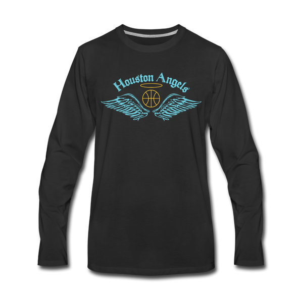Houston Angels Long Sleeve T-Shirt - black