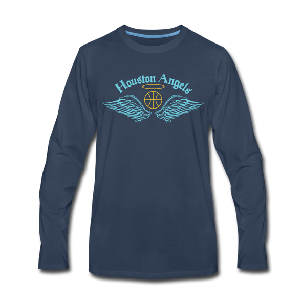 Houston Angels Long Sleeve T-Shirt - navy