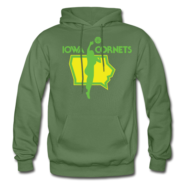 Iowa Cornets Hoodie - military green