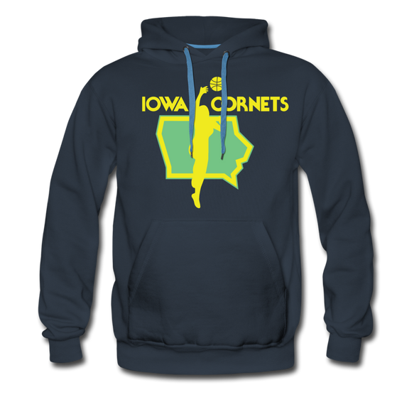 Iowa Cornets Hoodie (Premium) - navy