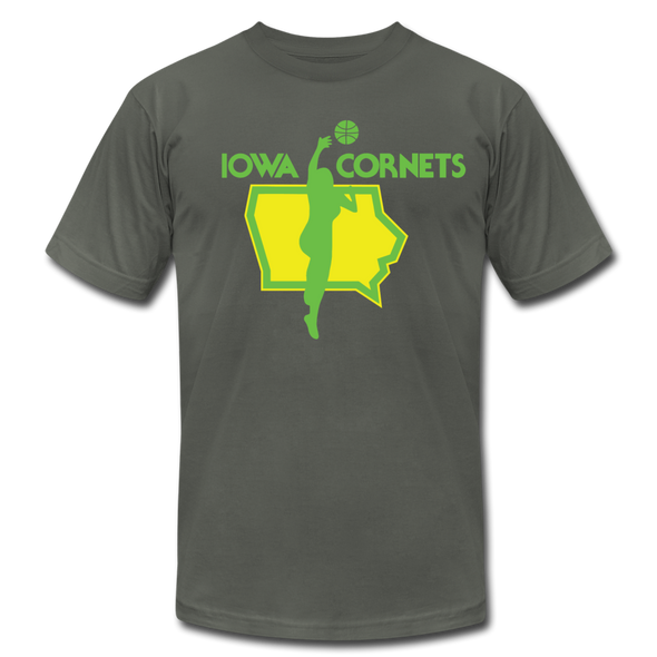Iowa Cornets T-Shirt (Premium) - asphalt