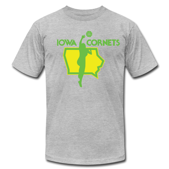 Iowa Cornets T-Shirt (Premium) - heather gray