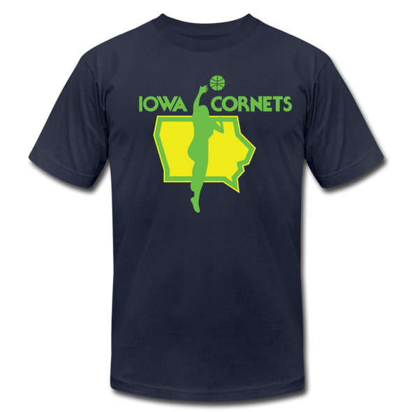 Iowa Cornets T-Shirt (Premium) - navy