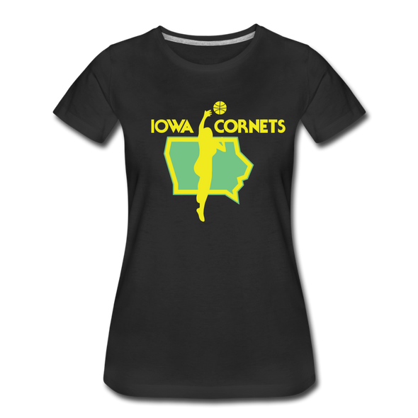 Iowa Cornets Women’s T-Shirt - black