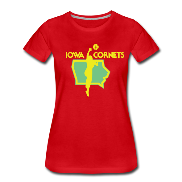 Iowa Cornets Women’s T-Shirt - red