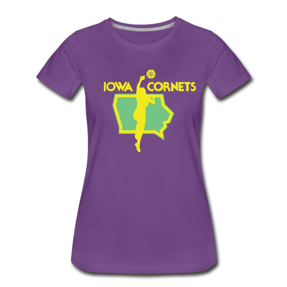 Iowa Cornets Women’s T-Shirt - purple