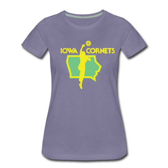 Iowa Cornets Women’s T-Shirt - washed violet