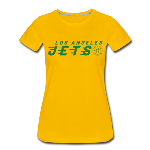 Los Angeles Jets Women’s T-Shirt - sun yellow