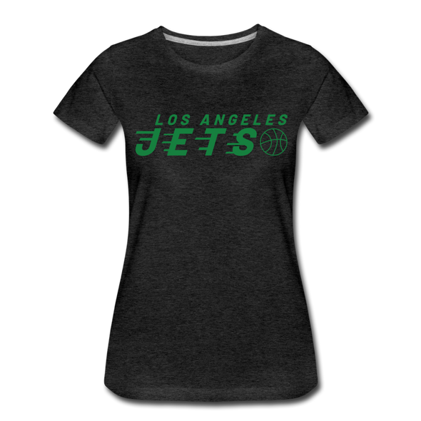Los Angeles Jets Women’s T-Shirt - charcoal gray