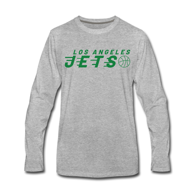 Los Angeles Jets Long Sleeve T-Shirt - heather gray