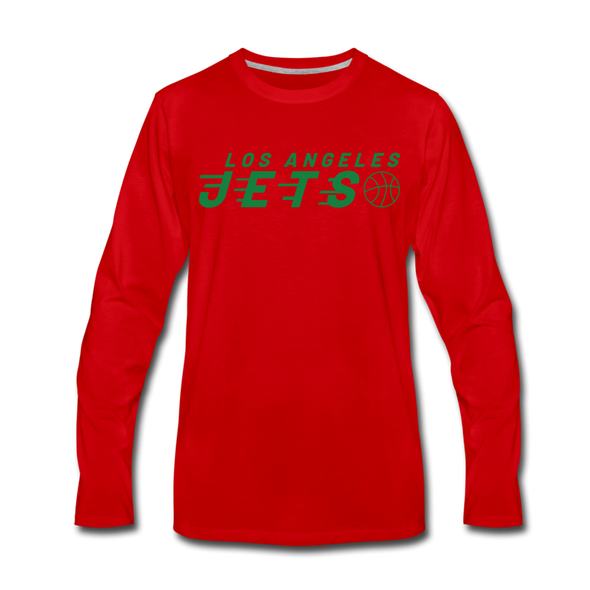 Los Angeles Jets Long Sleeve T-Shirt - red