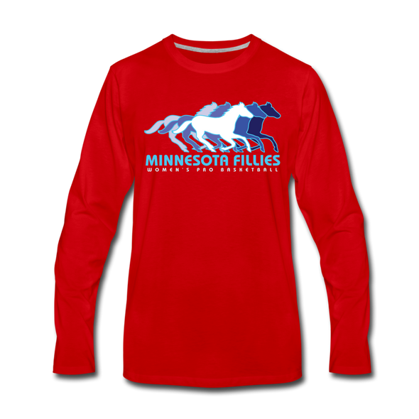 Minnesota Fillies Long Sleeve T-Shirt - red