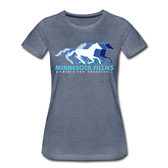 Minnesota Fillies Women’s T-Shirt - heather blue