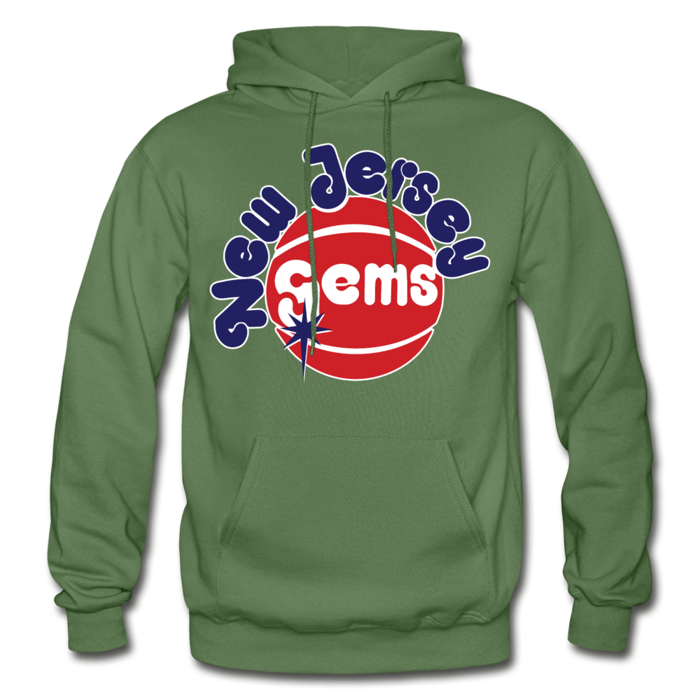 New Jersey Gems Hoodie military green S