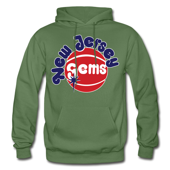 New Jersey Gems Hoodie - military green