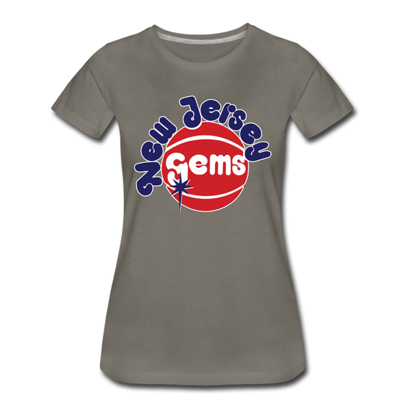 New Jersey Gems Women’s T-Shirt - asphalt gray