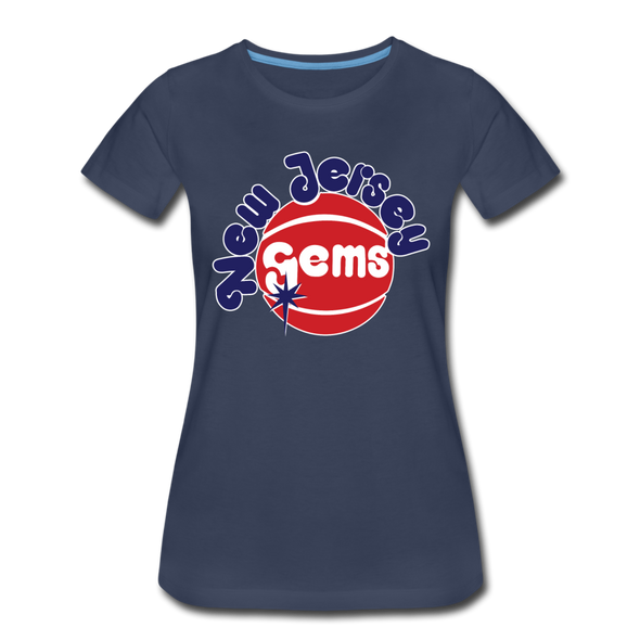New Jersey Gems Women’s T-Shirt - navy