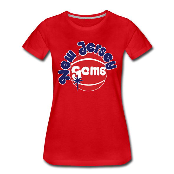 New Jersey Gems Women’s T-Shirt - red