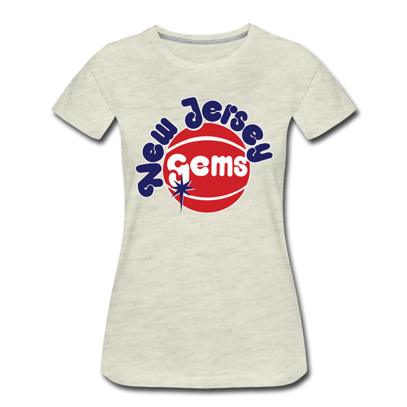 New Jersey Gems Women’s T-Shirt - heather oatmeal