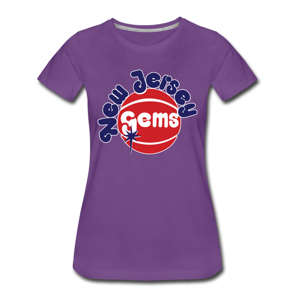 New Jersey Gems Women’s T-Shirt - purple