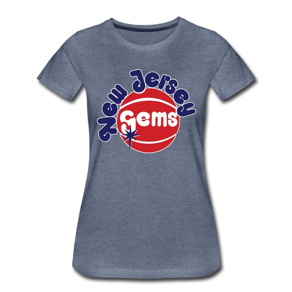 New Jersey Gems Women’s T-Shirt - heather blue
