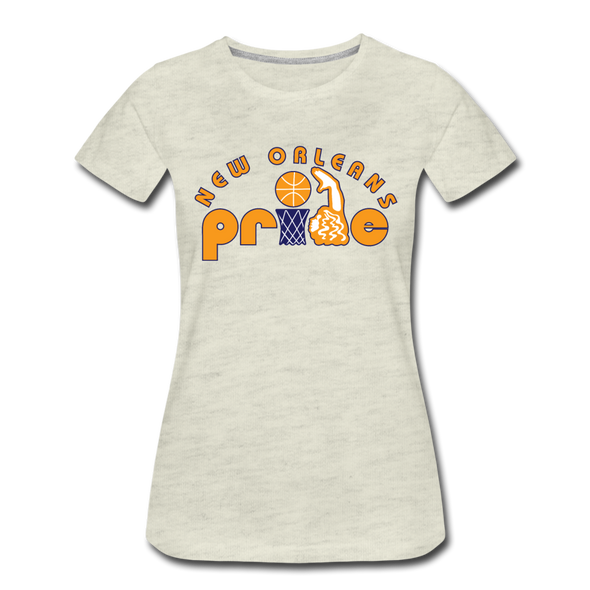 New Orleans Pride Women’s T-Shirt - heather oatmeal