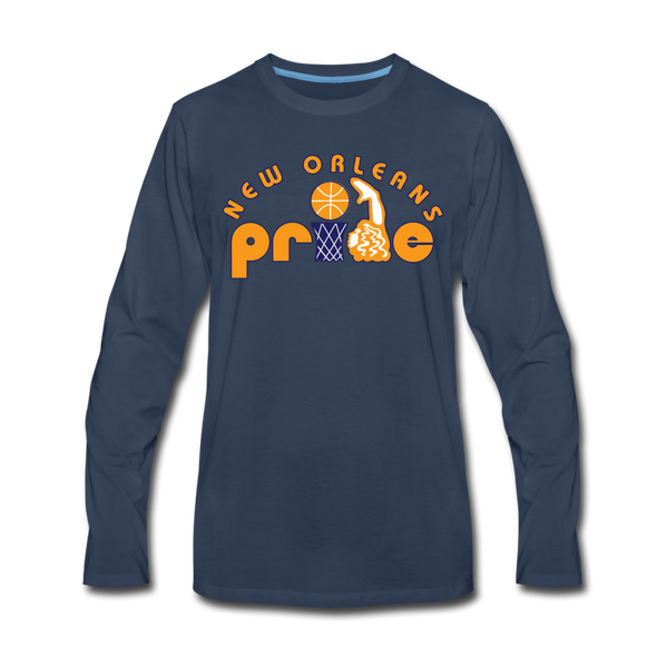 New Orleans Pride Long Sleeve T-Shirt - navy