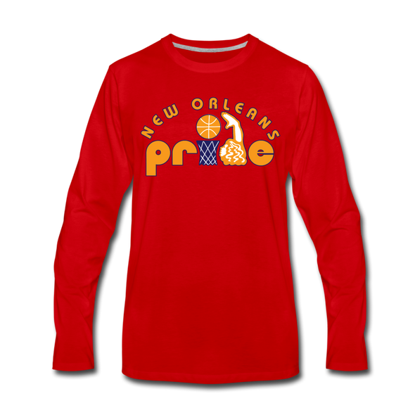 New Orleans Pride Long Sleeve T-Shirt - red