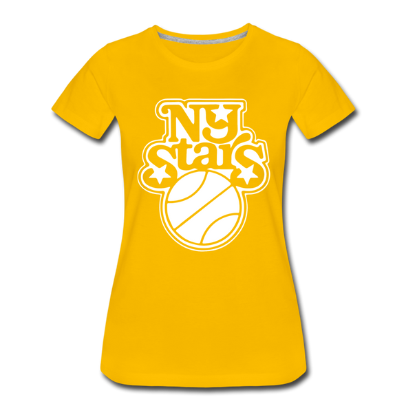 New York Stars Women’s T-Shirt - sun yellow