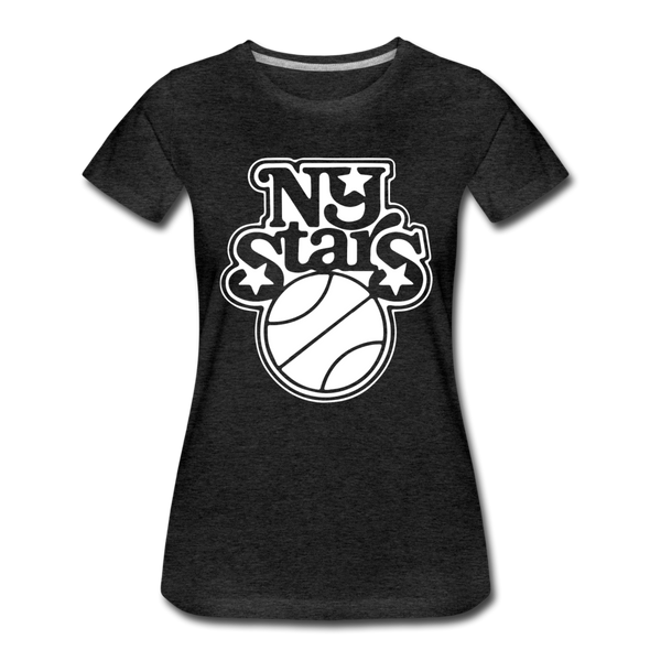 New York Stars Women’s T-Shirt - charcoal gray