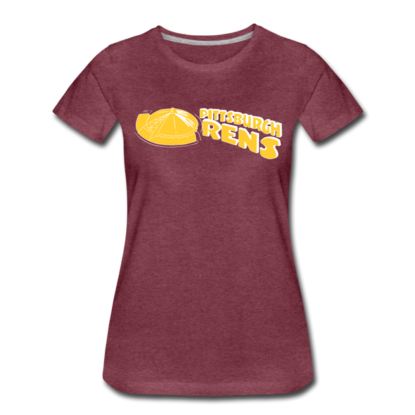 Pittsburgh Rens Women’s T-Shirt - heather burgundy