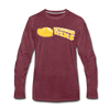 Pittsburgh Rens Long Sleeve T-Shirt - heather burgundy