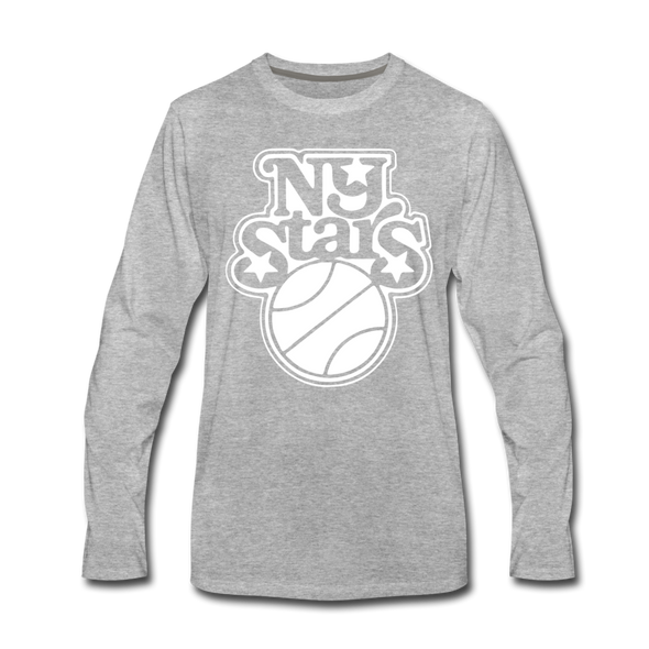 New York Stars Long Sleeve T-Shirt - heather gray