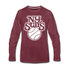 New York Stars Long Sleeve T-Shirt - heather burgundy