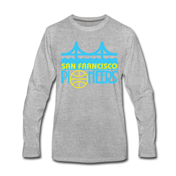 San Francisco Pioneers Long Sleeve T-Shirt - heather gray