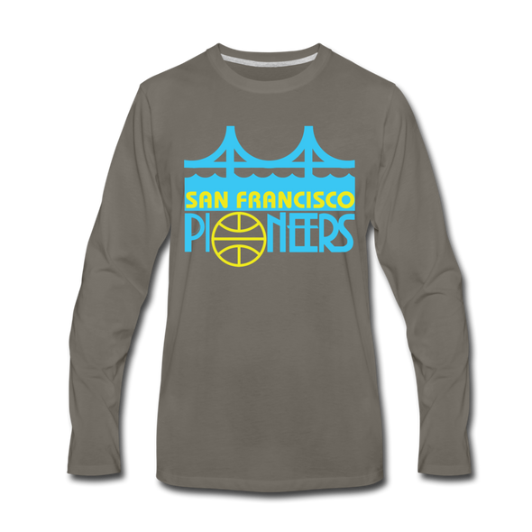San Francisco Pioneers Long Sleeve T-Shirt - asphalt gray