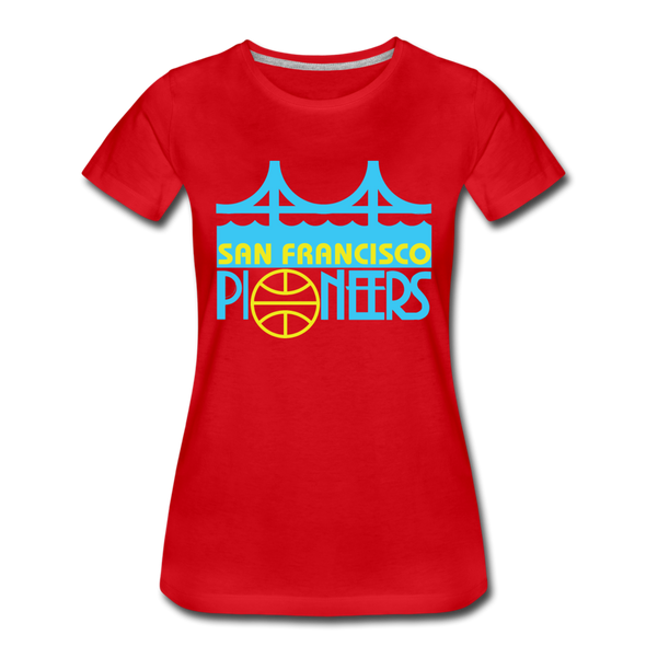 San Francisco Pioneers Women’s T-Shirt - red
