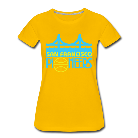 San Francisco Pioneers Women’s T-Shirt - sun yellow