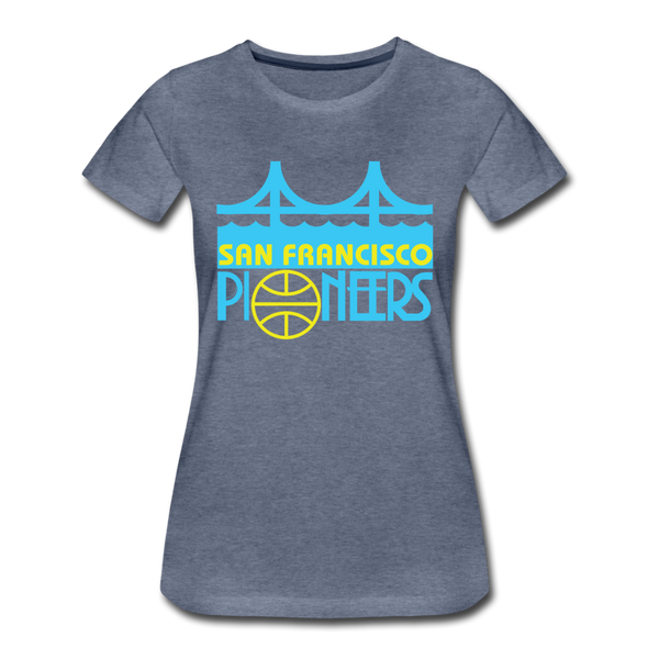 San Francisco Pioneers Women’s T-Shirt - heather blue