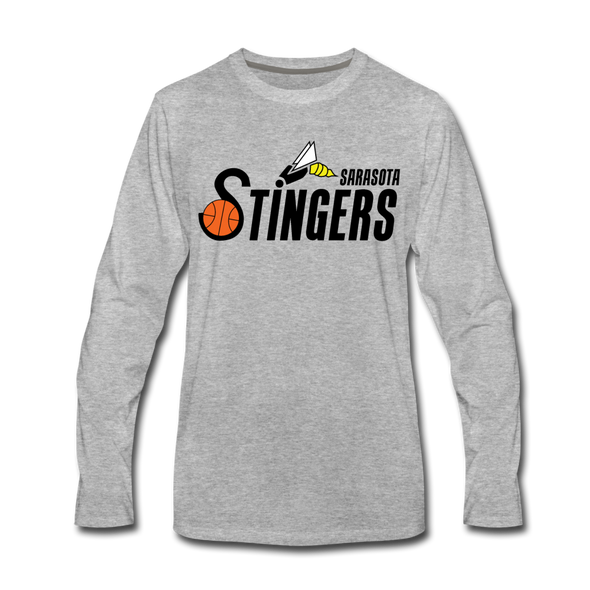 Sarasota Stingers Long Sleeve T-Shirt - heather gray