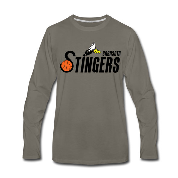 Sarasota Stingers Long Sleeve T-Shirt - asphalt gray