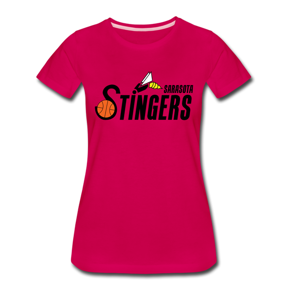 Sarasota Stingers Women’s T-Shirt - dark pink