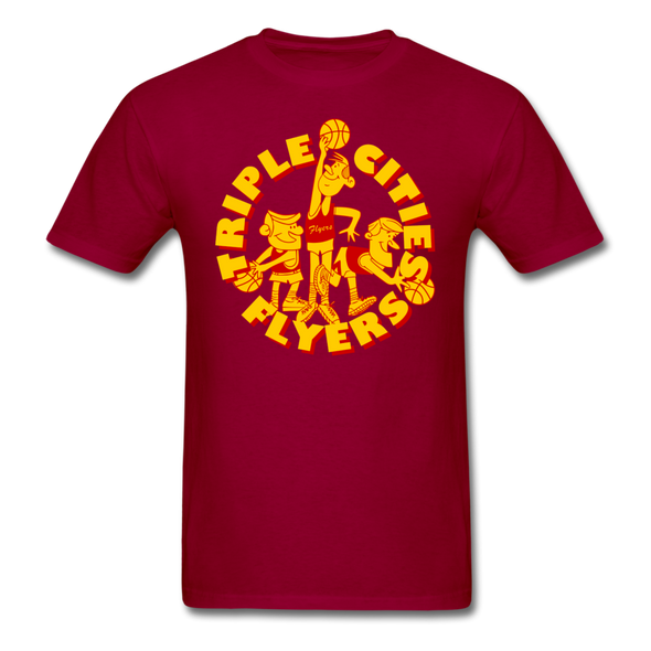 Triple Cities Flyers T-Shirt - dark red