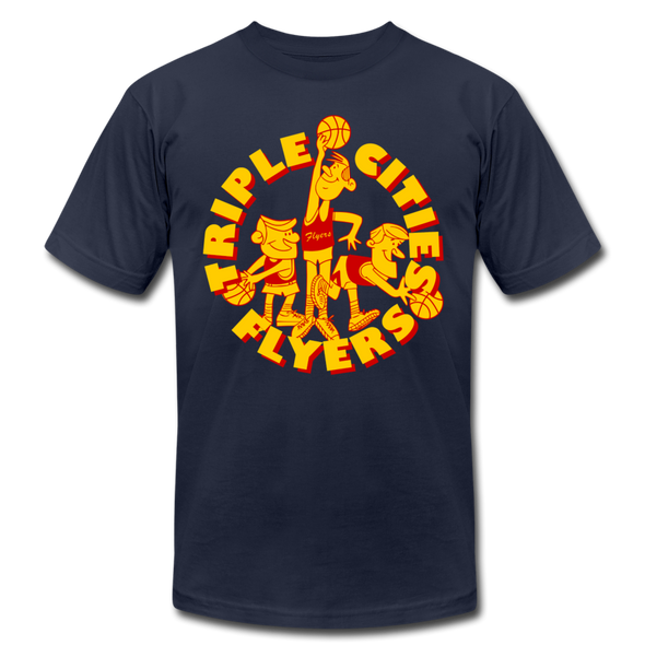 Triple Cities Flyers T-Shirt (Premium) - navy