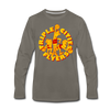 Triple Cities Flyers Long Sleeve T-Shirt - asphalt gray