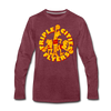 Triple Cities Flyers Long Sleeve T-Shirt - heather burgundy