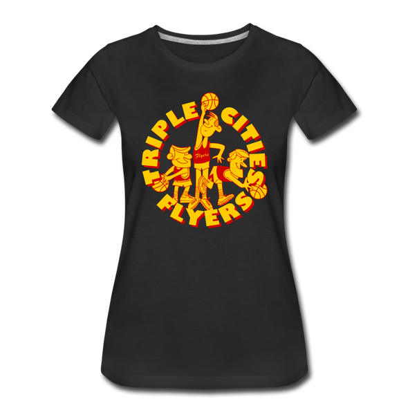 Triple Cities Flyers Women’s T-Shirt - black