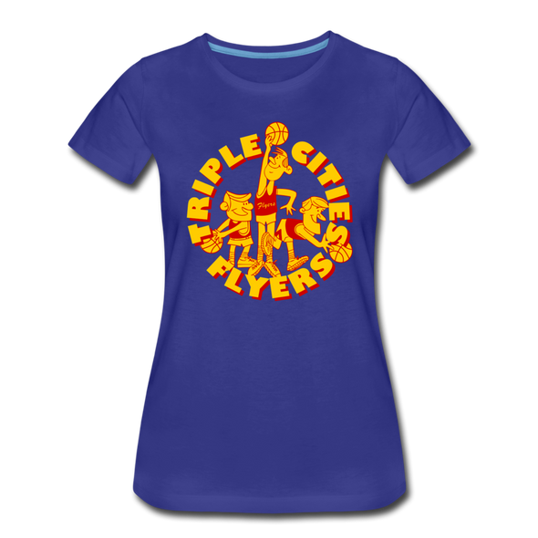 Triple Cities Flyers Women’s T-Shirt - royal blue