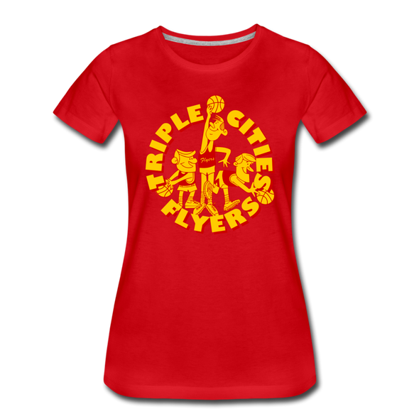 Triple Cities Flyers Women’s T-Shirt - red