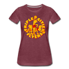 Triple Cities Flyers Women’s T-Shirt - heather burgundy